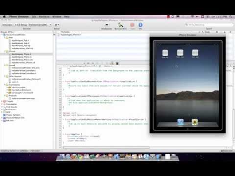 iOS Development Course Fall 2010 Lecture 02 - Hello World as a Universal App