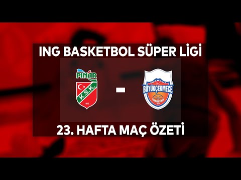 Pınar Karşıyaka-Büyükçekmece Basketbol özet görüntüler
