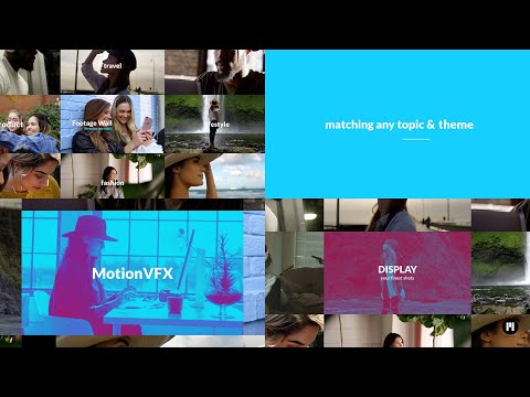 Footage Wall Modular Template for Apple Motion & FCPX - MotionVFX