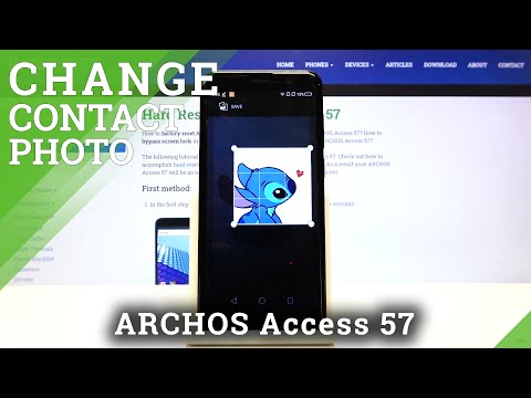How to Add Photo to Contact in ARCHOS Access 57 – Customize Contacts Profiles