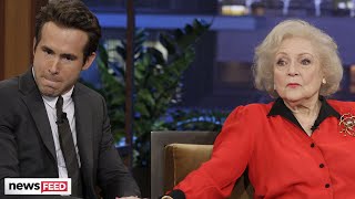 Ryan Reynolds HILARIOUSLY Reacts To Betty White Saying He 'Can't Get Over' Her video