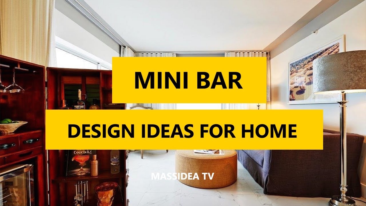 45+ Awesome Mini Bar Design Ideas for Home 2017