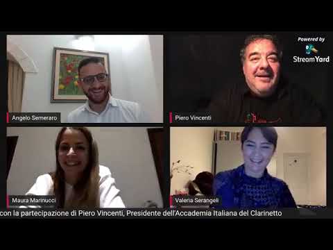 INCONTRI CON IL MAESTRO-2: Maura MARINUCCI e Valeria SERANGELI - ClarinetOnline 10 novembre 2020