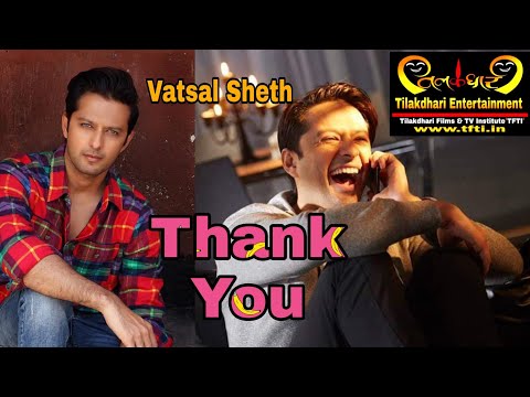 Bollywood Actor Vatsal Seth is wishing Lokesh Tilakdhari for his acting institute