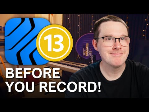 13 Things To Do BEFORE You Hit Record In Presonus Studio One!
