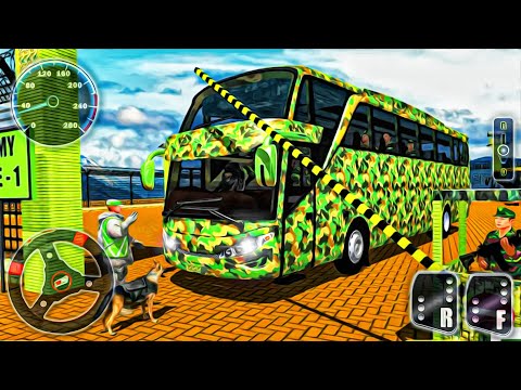 Real Soldier Transport Simulator - US Army Bus Driving Simulator - Best Android GamePlay