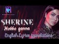 Sherine - Hobbo ganna - English lyrics translations by elkaarimy