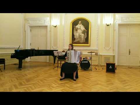 V. Semyonov "Kalina Krasnaya" - Egle Ieva Kazakeviciute (15 y.o. accordionist)