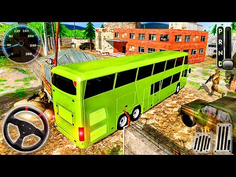 Offroad Army Bus Driver US Soldier - Transport Duty Driving Simulator - Android GamePlay
