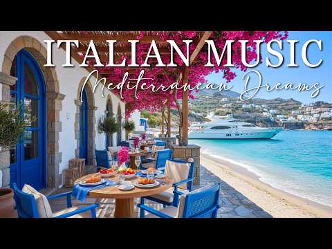 🎶 Italian Vibes & Mediterranean Music 🎶 2+ Hours Scenic Amalfi Coast & Lake Como Relaxation 4K