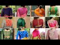 Latest Closed Back Neck Blouse Designs Trendy High Neck Blouse Designs Silk Saree Blouse Designs