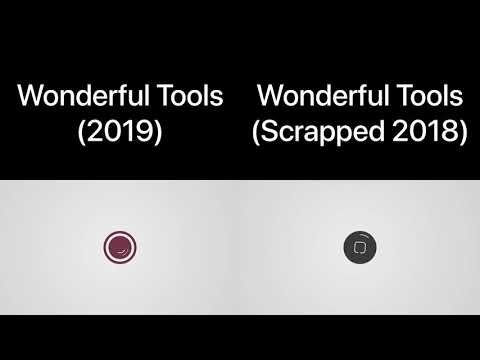 Apple Wonderful Tools (2019 vs Scrapped 2018)
