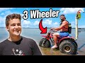 Riding My Three Wheeler Under Water