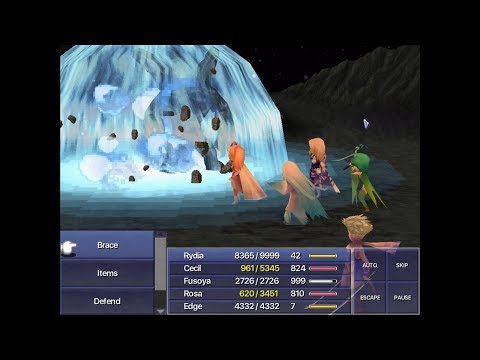 Final Fantasy IV iOS - Fusoya + Ultima Proto-Babil Kill