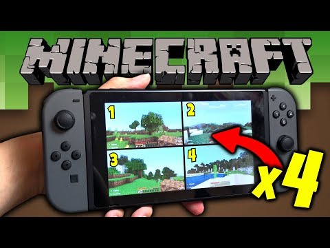 Ray Bacon - in MINECRAFT you can have 2 players with a Nintendo SWITCH 😎 and 4 too