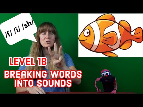 Learn How To Segment Words Into Sounds | Hear The Sounds In Spoken Words | Phoneme Segmentation | 1B