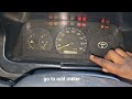 How To Reset Timing Belt Reminder On Toyota Hiace D4D