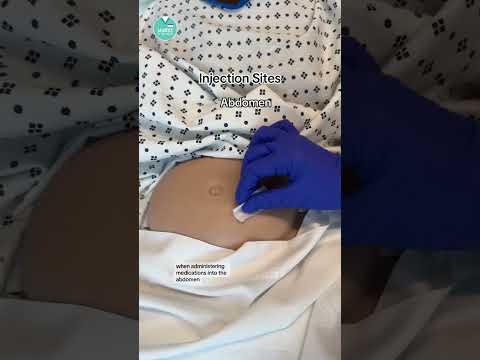 Subcutaneous Injection Sites 💉 #RN #BSN #futurenurse