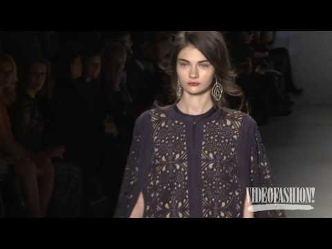FIRST LOOK: Tadashi Shoji NYFW Fall 2014 | Videofashion