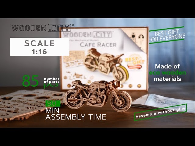Video Teaser für [Cafe Racer] NEW MECHANICAL MODEL by WOODEN CITY