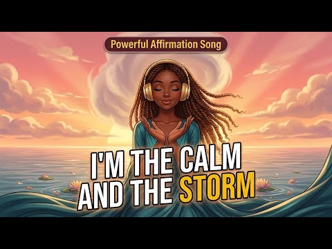 Confidence Affirmations for Calm & Peace 🌊 I'm the Calm and the Storm (Afrobeat)
