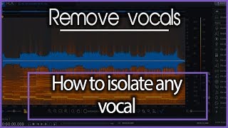 How to Isolate Vocals from Any Song