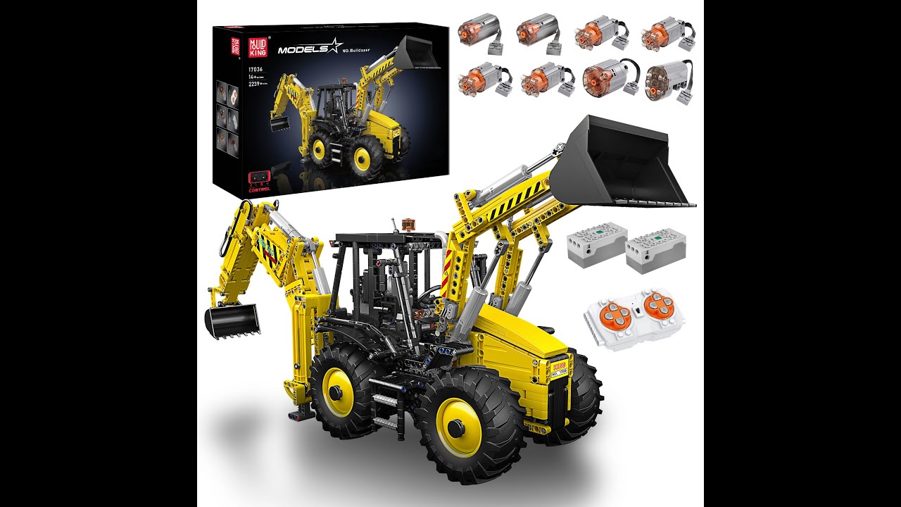 Mould King 17036 Technik Baggerlader 2.239 Teile