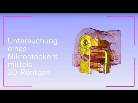 Institut für Materialanalyse: Untersuchung eines Mikrosteckers mittels 3D-Röntgen