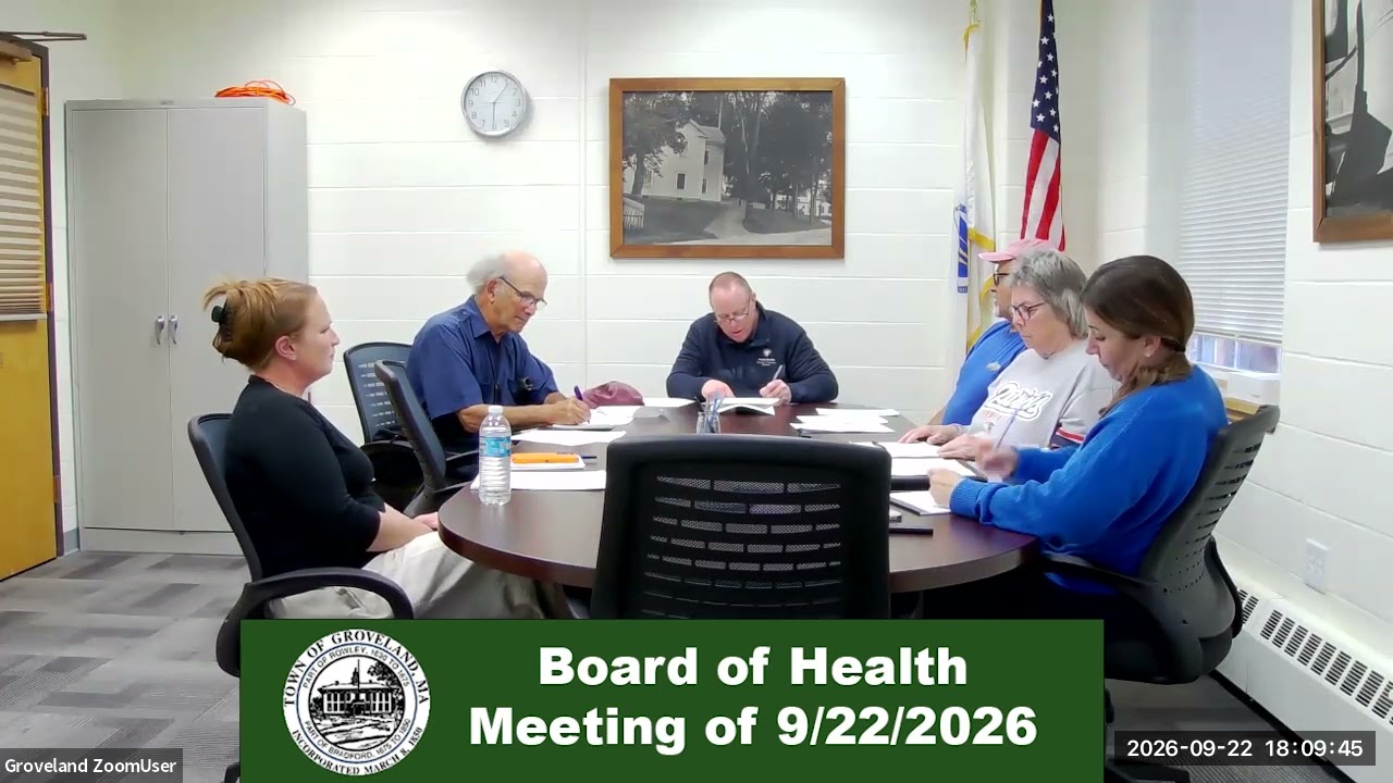 From the Board of Health