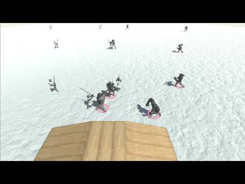 8 Teutonic Knight snow vs all units - Animal Revolt Battle Simulator