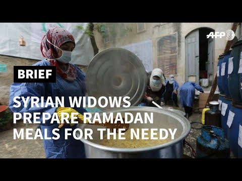 Syrian widows prepare Ramadan meals for Idlib residents in need | AFP