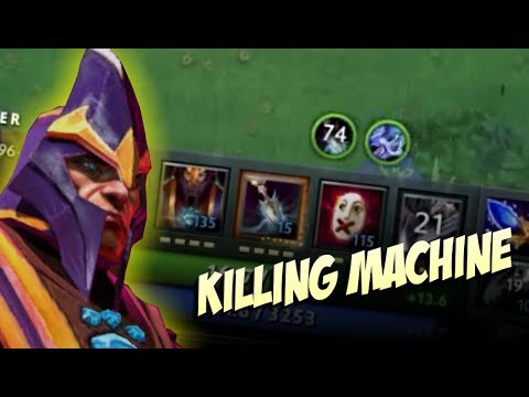 KILLING MACHINE - Black Silencer Ez Int Steal 7.06 - Top Pro Player Dota 2