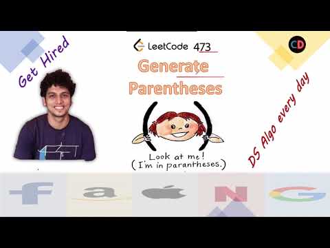 Generate Parentheses | Leetcode 22 | Live coding session