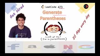 YouTube video 'Generate Parentheses | Leetcode 22 | Live coding session'