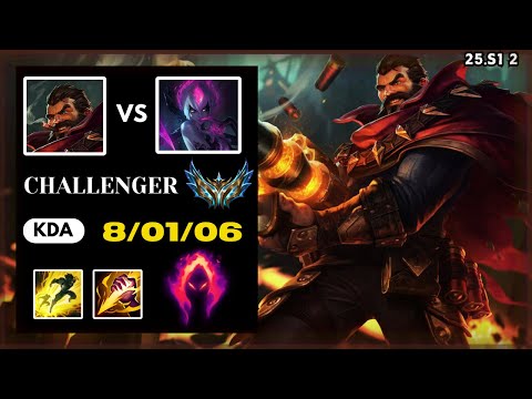 ✅GRAVES VS EVELYNN - 8/1/6 KDA JUNGLE GAMEPLAY GRANDMASTER I✅