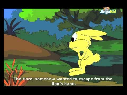 The Lion & The Clever Hare  | Panchatantra Stories For Kids | Moral Stories for Children