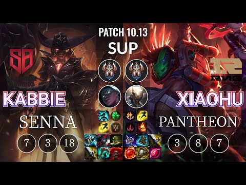SB Kabbie Senna vs RNG Xiaohu Pantheon Sup - KR Patch 10.13
