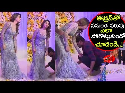 How does Samantha get her dignity with that dress