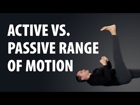 Active vs Passive Range of Motion | Why It Matters?