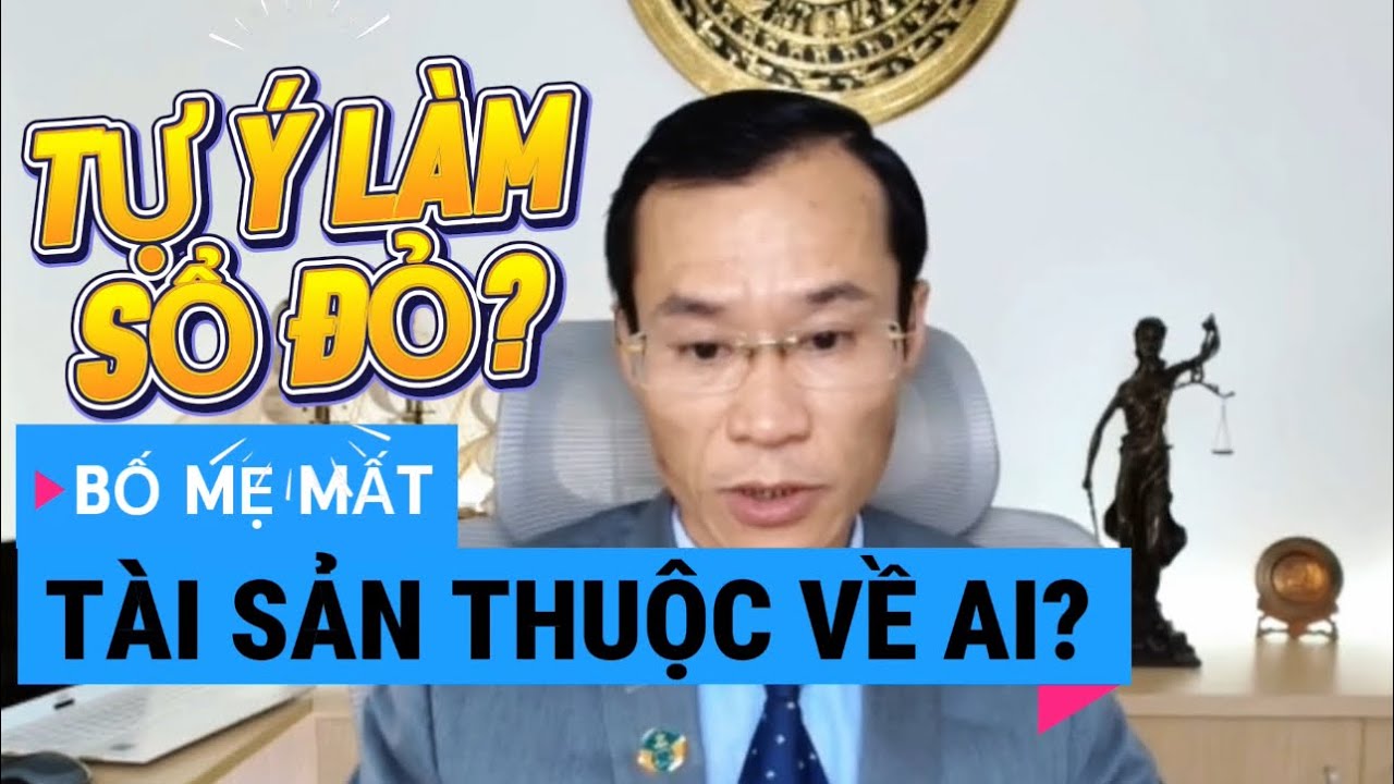 Bố mẹ mất một người con tự làm sổ đỏ được không?