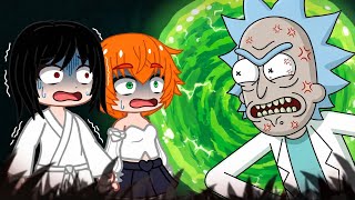 🇧🇷🇺🇸 Kokujin No Tenkousei | React to Hiroki As Rick Sanchez | Gacha Club | Gacha |my au|