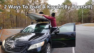 How To Load & Unload A Single Kayak On A Car (By Yourself, Even If You Can