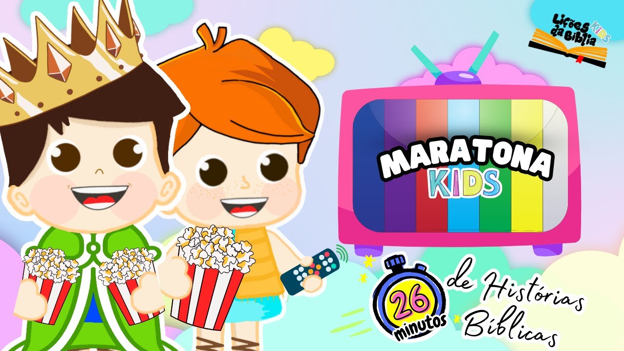 26 minutos de Desenhos Bíblicos - MARATORA- LIÇÕES DA BÍBLIA KIDS