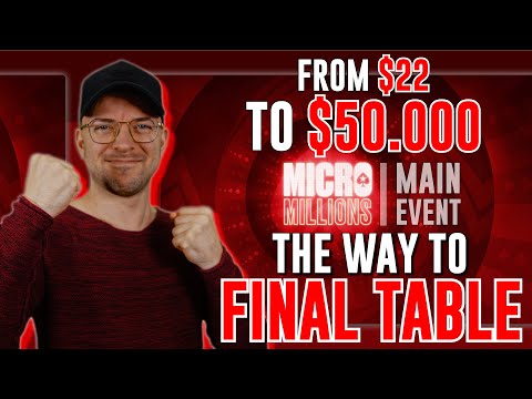 How to make $50.000 MicroMillions Main Event on Pokerstars