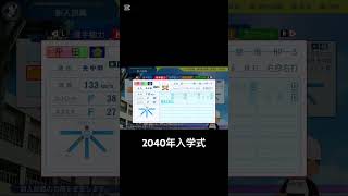 栄冠ナイン2040年入学式
