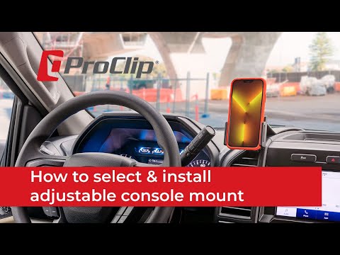 How to Select and Install an Adjustable Console Mount from ProClip USA