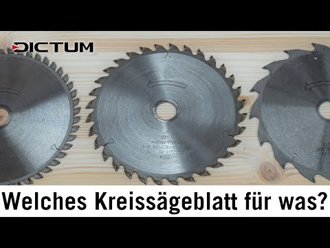 Handkreissägen: Welches Sägeblatt für was? Ausschnitte aus Onlinekurs