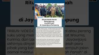 Stabilitas Keamanan Wamena Pulih, Prosesi Patah Panah Tandai Damainya Suku Wouma Kurima dan Lanny