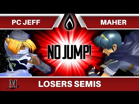 [NJ!] PC Jeff (Sheik) vs. Maher (Marth) Melee Losers Semis