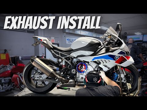 2025 BMW s1000RR Akrapovic exhaust install